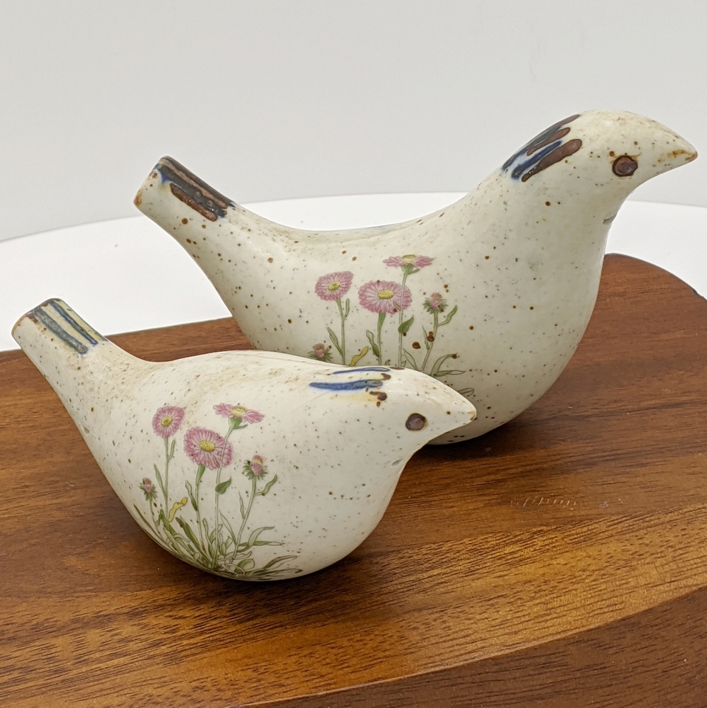 TAKAHASHI COUNTERPOINT Floral Bird S & P Shakers